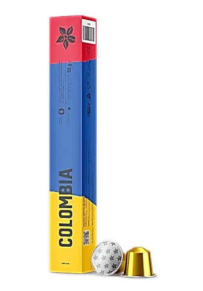 ALUMINIUM CAPSULES ESPRESSO COLOMBIA (10 PIECES)